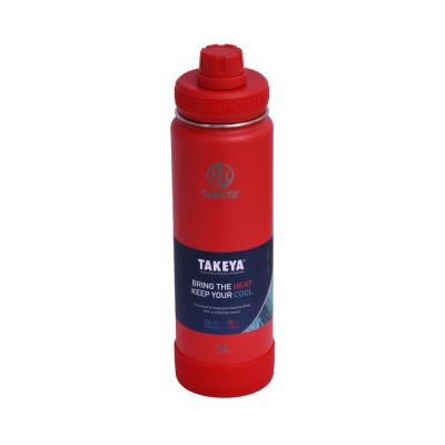 Gambar Takeya 700 Ml Botol Vacuum Flask Stainless - Merah Watermelon