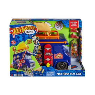 Gambar Hot Wheels Playset Skate Taco Truck Play Case Hmk00