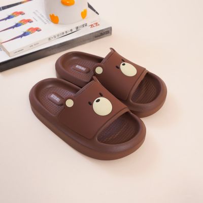 Gambar Ataru Ukuran 32/33 Sandal Anak Slides Bear - Cokelat