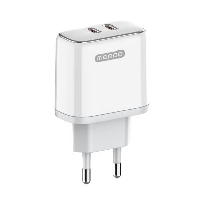 Gambar Memoo Kepala Charger Dual Usb Type C 35 Watt