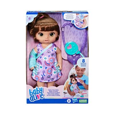 Gambar Baby Alive Boneka Bayi Better Now Bella Brown Hair F7536