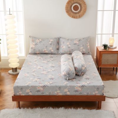 Gambar Sleeplite 120x200 Cm Set 3 Pcs Seprai Single Microfiber Flower Amy