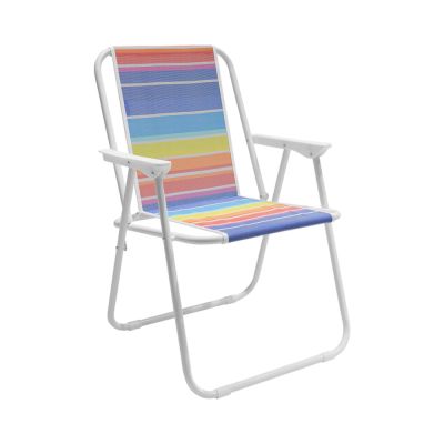 Gambar Soleil Spring Kursi Teras Rainbow Stripe