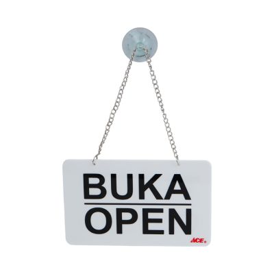 Gambar Krisbow 10x16 Cm Sign Label Akrilik Closed/open - Putih