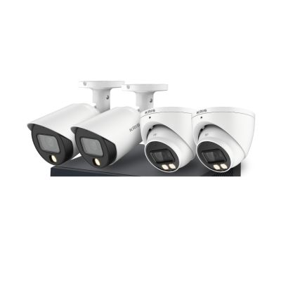 Gambar Kris Set 4 Pcs Kamera Cctv Cvi Full Color 2mp Dengan Dvr & Hdd 2tb