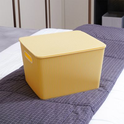 Gambar Stora 36x30x22.4 Cm Doric Kotak Penyimpanan - Kuning