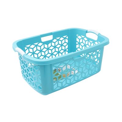 Gambar Stora 72 Ltr Keranjang Laundry Geometric - Biru