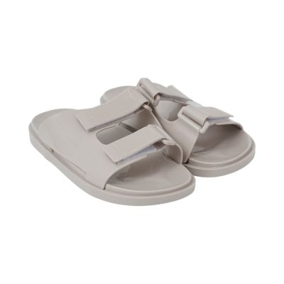 Gambar Ataru Ukuran 40 Sandal Slides Jelly Double Velcro - Krem Beige