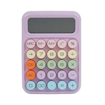 Gambar Ataru Kalkulator Mechanical 12 Digit - Pink