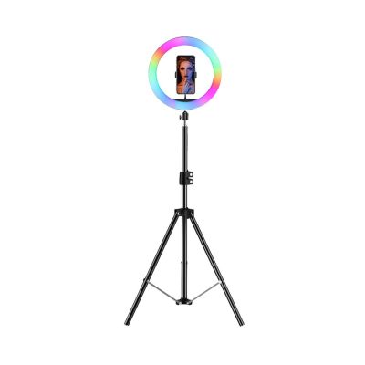 Gambar Ataru Tripot Live Streaming Ring Light Dengan Holder Phone St7026