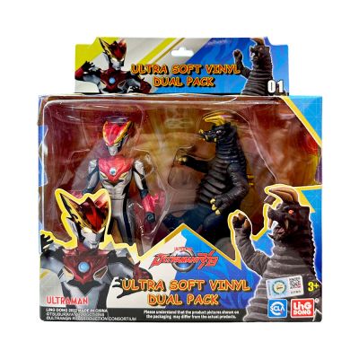 Gambar Ultraman Set Action Figure Rosso & Black King Dual Pack