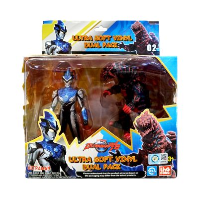 Gambar Ultraman Set Action Figure Blu & Grigio Pawn Dual Pack