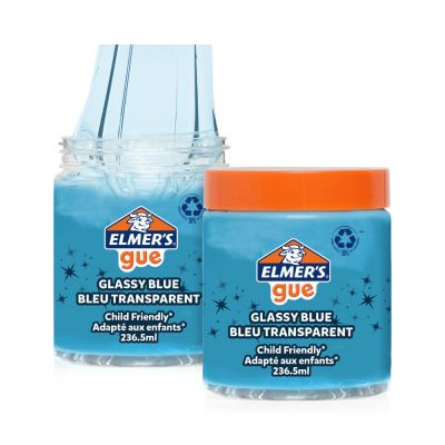 Gambar Elmers 236.5 Ml Gue Slime Glassy Ems0077 - Biru