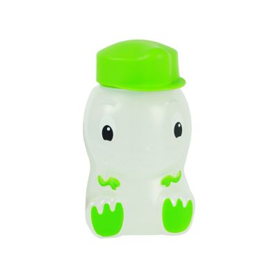 Gambar Rubbermaid 250 Ml Botol Minum Jus Dinosaur - Hijau