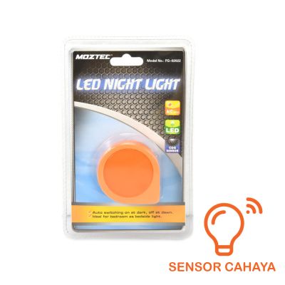 Gambar Krisbow Lampu Tidur Led Sensor Cahaya - Orange