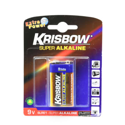 Gambar Krisbow Baterai Alkaline 9v