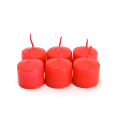 Gambar Arthome Set 6 Pcs Lilin Votive - Merah