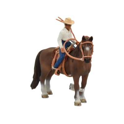 Gambar Schleich Set Miniatur Western Riding 40188