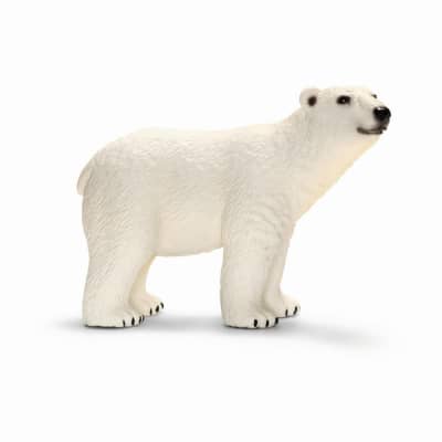 Gambar Schleich Miniatur Hewan Polar Bear 14659