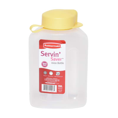 Gambar Rubbermaid 473 Ml Botol Minum Dengan Sedotan - Kuning