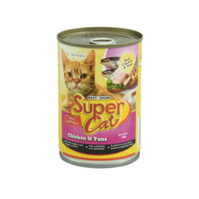 Gambar Super Cat 400 Gr Makanan Kucing Basah Chicken Tuna