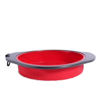 Gambar Kitchen Craft Loyang Kue Silikon Round - Merah