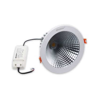 Gambar Krisbow Lampu Downlight Led Highpower 20w Cob 3000k - Warm White