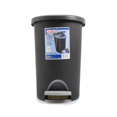 Gambar Sterilite 10 Ltr Tempat Sampah Plastik - Hitam