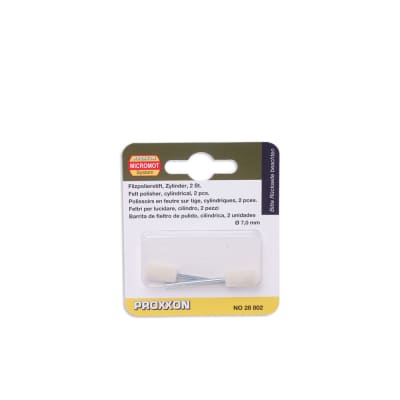 Gambar Proxxon Felt Polisher Silinder 2 Pcs - Putih