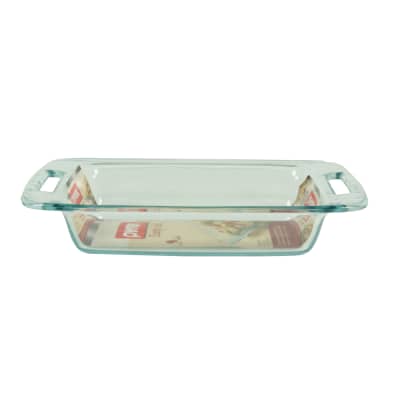 Gambar Pyrex 1.9 Ltr Easy Grab Oblong Loyang Kaca