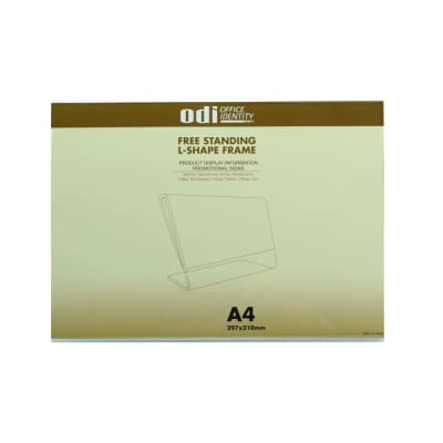 Gambar Odi Sign Holder Acrylic Horizontal L A4