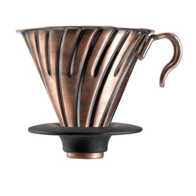 Gambar Hario Coffee Dripper Metal V60 - Copper