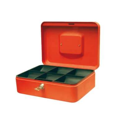 Gambar Krisbow Cash Box 25x18x9 Cm - Oranye