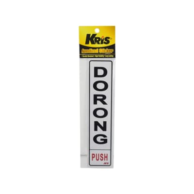 Gambar Kris Stiker Anodized Dorong | Push 6x20 Cm