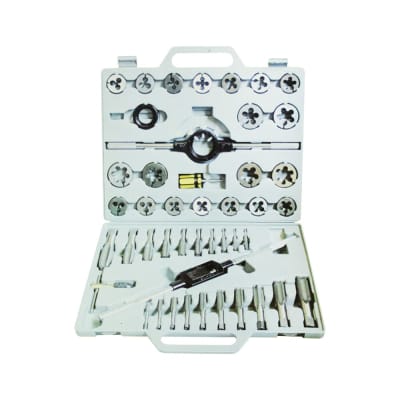 Gambar Krisbow Set Tap & Die Unc & Unf 1/4-1 Inci 45 Pcs