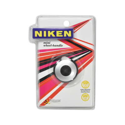 Gambar Niken Mini Power Handle Setir Mobil - Hitam/silver