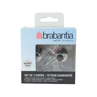 Gambar Brabantia Set Gantungan Handuk Matt Steel 2 Pcs