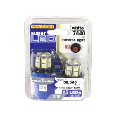 Gambar Razon Set Lampu Mundur Led Mobil 15 Led 2 Pcs - Putih