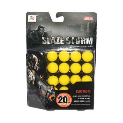 Gambar Top Gear Set 20 Pcs Peluru Soft Bullet Blaze Storm Zc06