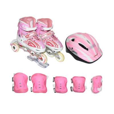 Gambar Kinetic Sepatu Inline Skate Ukuran M Lf-907 - Pink