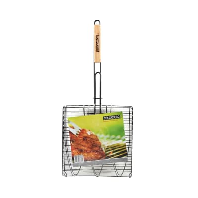 Gambar Celcio & Co Alat Pemanggang Ikan Bbq 64.5x28x1.3 Cm