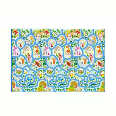 Gambar Forhom Karpet Playmat 200x120 Cm Happy Town