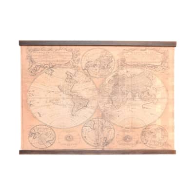 Gambar Hiasan Dinding 120x80 Cm World Map