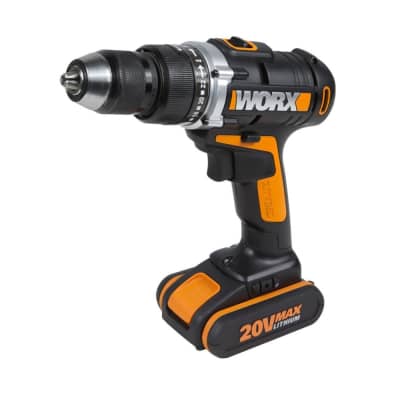 Gambar Worx Bor Cordless Hammer 13mm 20v Wx372.1