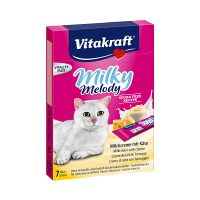 Gambar Vitakraft 70 Gr Camilan Kucing Milky Melody Cheese