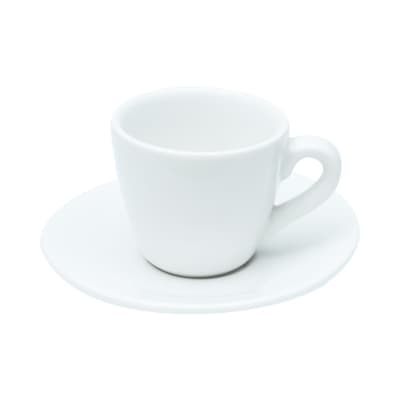 Gambar Legacy 100 Ml Cangkir Espresso Dengan Saucer - Putih