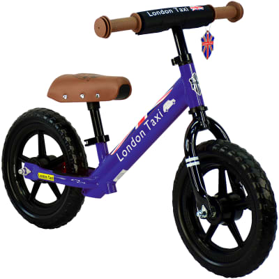 Gambar London Taxi 12 Inci Sepeda Anak Kick Bike - Biru