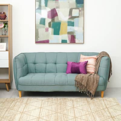 Gambar Nordia Jonna Sofa Fabric 2.5 Seater - Hijau