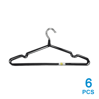 Gambar Stora Set 6 Pcs Hanger Besi 40 Cm - Hitam