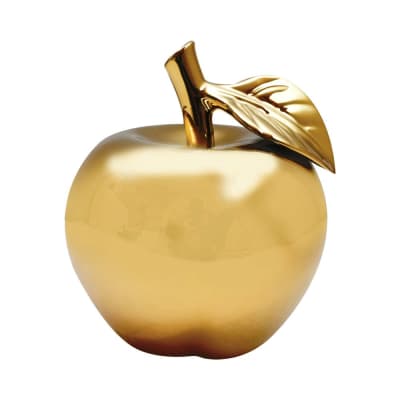 Gambar Kris Miniatur Dekorasi Apple - Gold